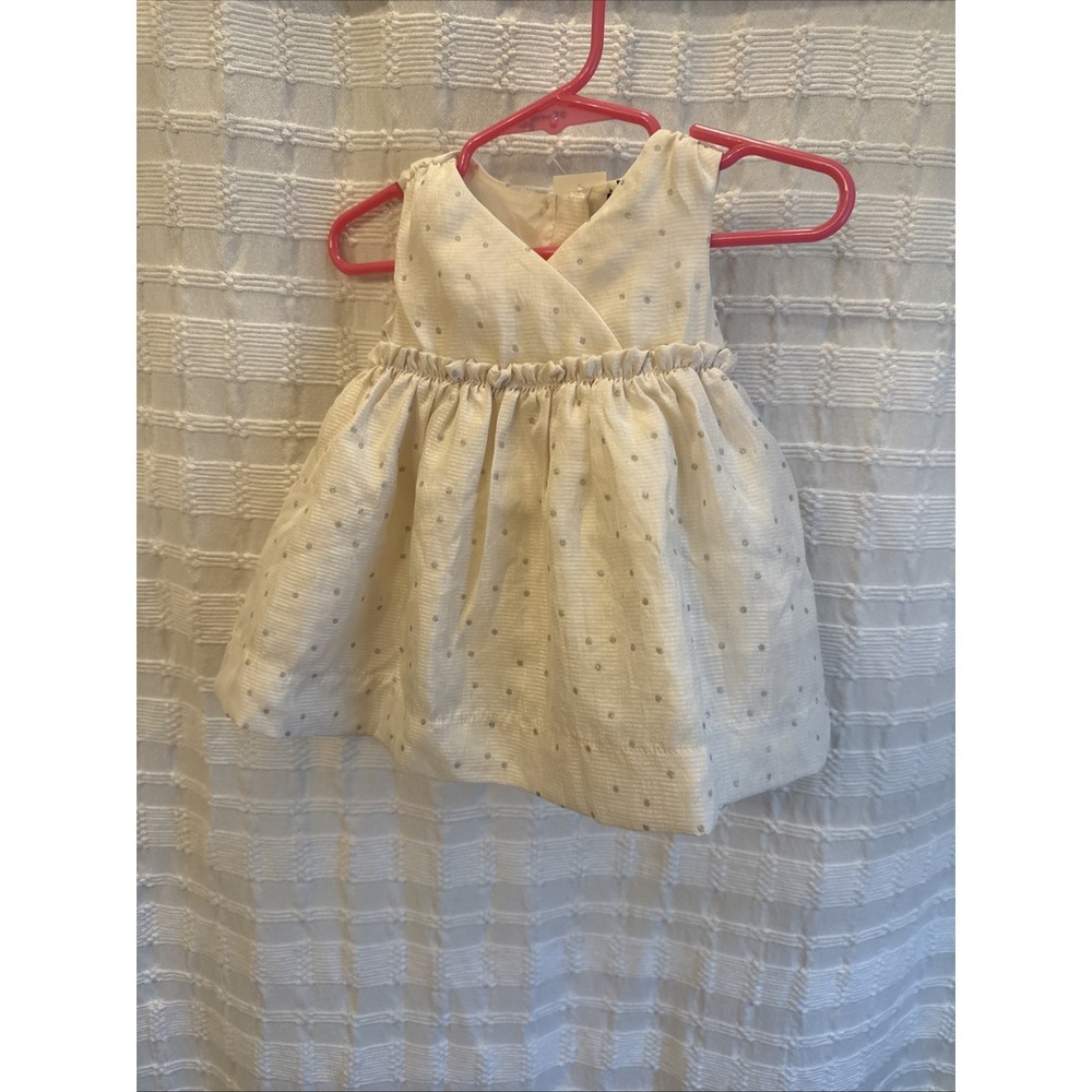 NWT Baby Gap Girls Sleeveless Dress 0-3 Months Tulle Lined Sparkle Bloomer Fancy